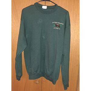 Port and Company Green Jim Thorpe Camping Resort Sweatshirt Size M